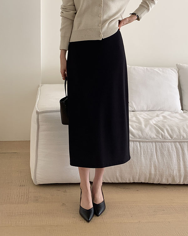 밴딩 롱 스커트