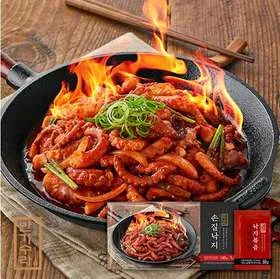 손질낙지 6팩 낙지볶음 소스 6팩