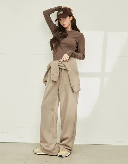 추리닝 일자통 바지