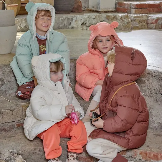 래핑차일드 애니멀 패딩 점퍼