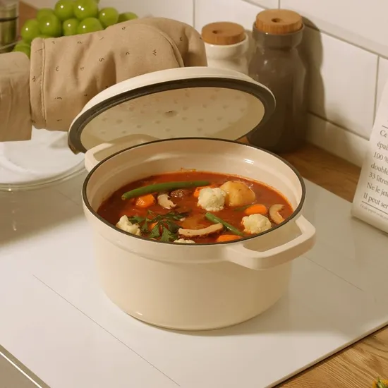 뉴메이슨 인덕션 무쇠 양수냄비 20cm