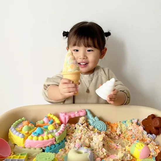 마이리틀타이거 디저트파티 테이블 모래놀이 세트