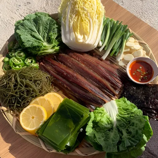 햇과메기 구룡포 발과메기 야채세트 10미 20쪽