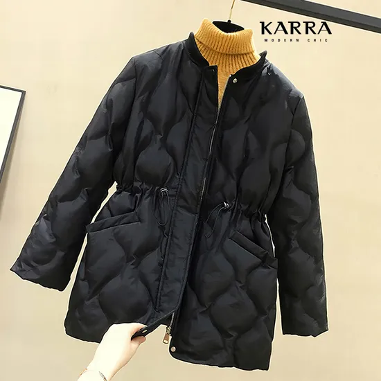 카라 웨이스트페미닌퀼팅패딩 77까지