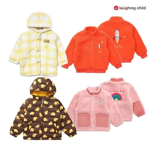 래핑차일드 티셔츠 웨더 코듀로이 배색 점퍼