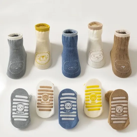 유아 동그리 미끄럼방지 양말 세트 5개