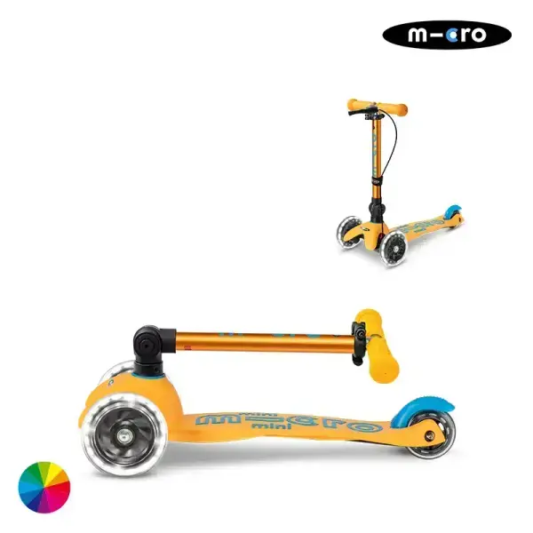 마이크로킥보드 미니폴더블 디럭스 LED 등