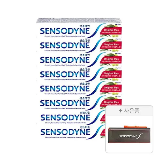 센소다인 시린이케어 치약 오리지날 플러스 100g 8개