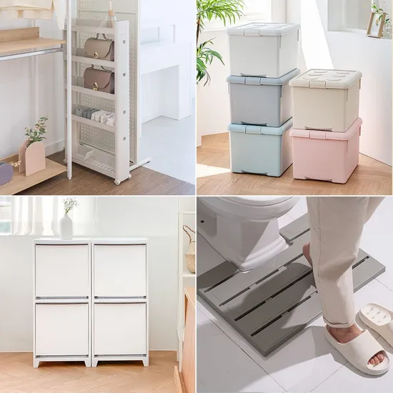 도트빨래바구니 짐승용량