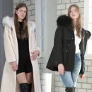 프리미엄 천연모피야상 밍크코트