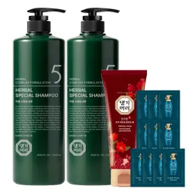 댕기머리 허벌 스페셜 탈모샴푸 1000ml 2개