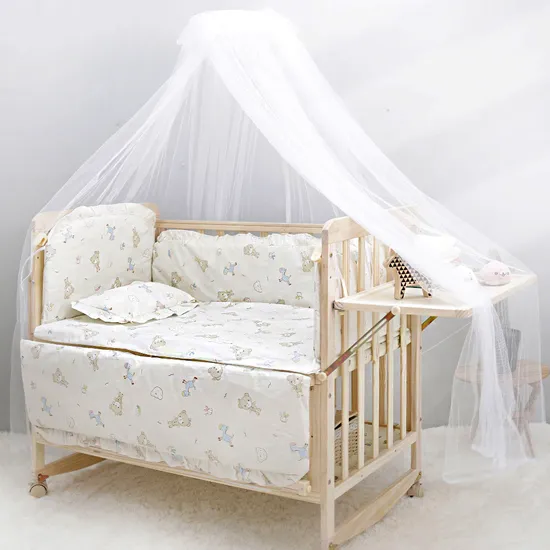 벨라 원목아기침대 거치대포함