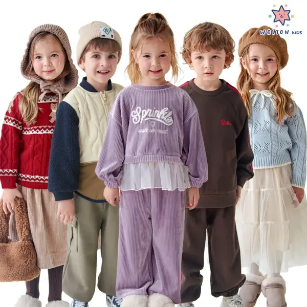 월튼키즈 스윗블럭집업기모상하복