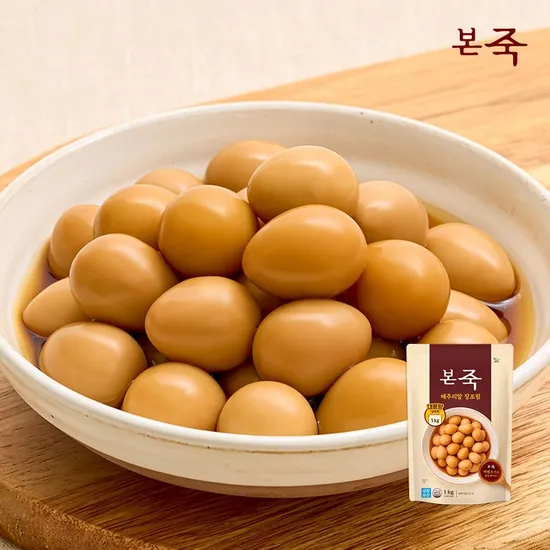 본죽 메추리알 장조림 1kg 5팩