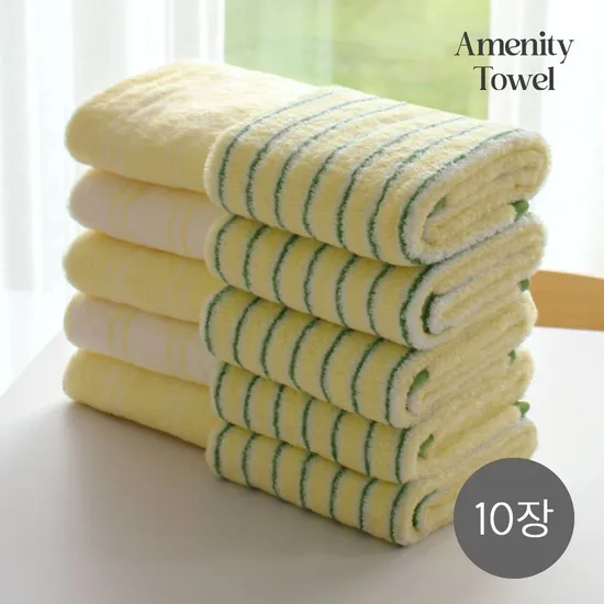 데이즈 선염 세면타올 200g 10장 세트