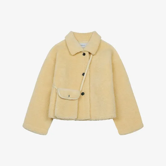 이사베이 카라넥 페이크 퍼 자켓 퍼 크로스백 SET