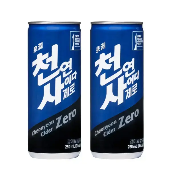 천연사이다 제로 250ml 60캔