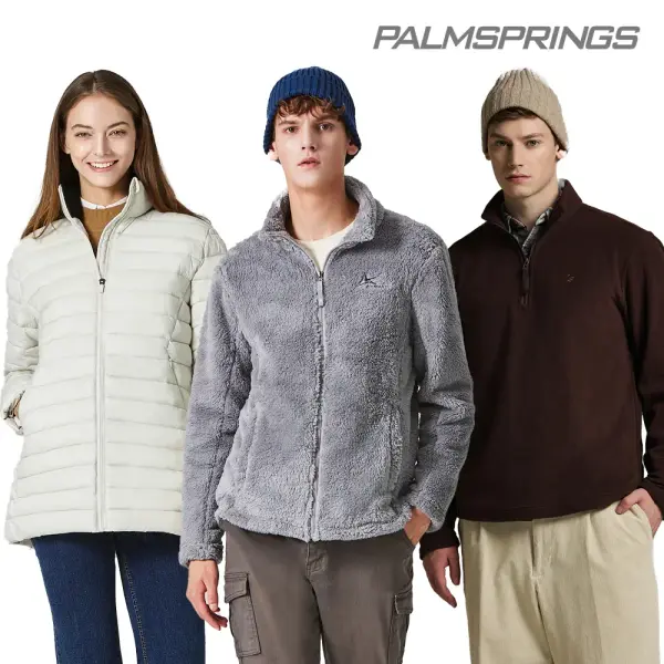 팜스프링스 남 여 기모티셔츠 후리스 경량패등 외 다양 7070원~