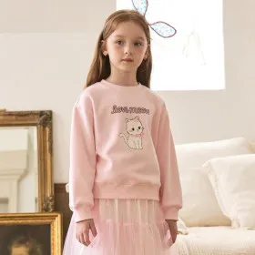 로엠걸즈 밍크융 그래픽 스웻셔츠