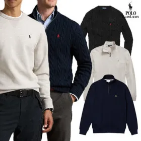 폴로랄프로렌 더블 니트 맨투맨