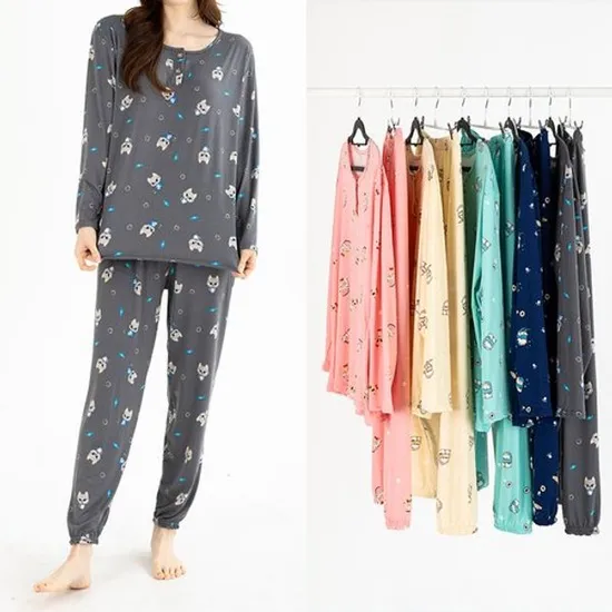 시크나인 여성피치기모 상하세트