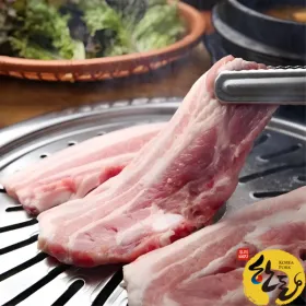 국내산 1+ 등급 한돈 생삼겹 생오겹살 목살 구이용 1kg