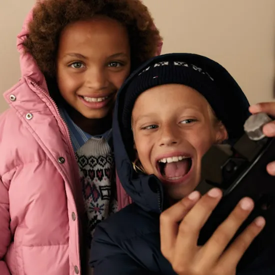 타미힐피거 키즈 풀집업 스웨터