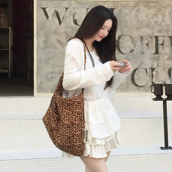 마스마룰즈 래빗에코백 레오파드