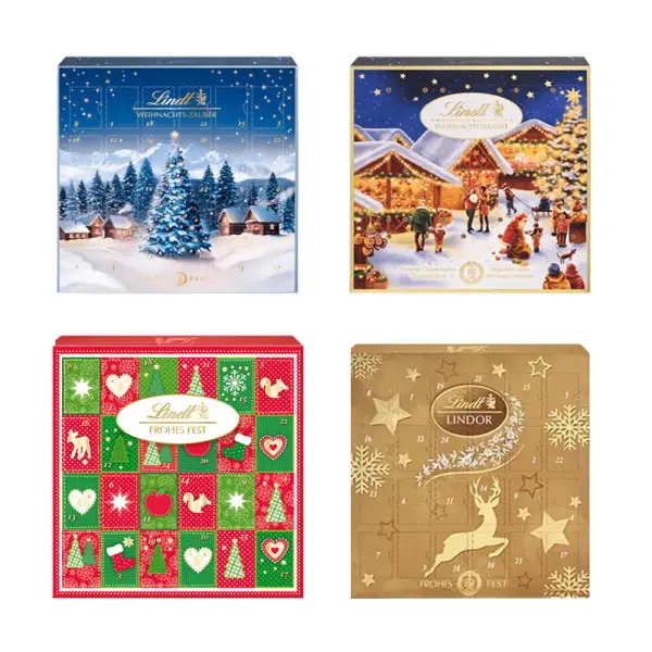 린트 미니 어드벤트 캘린더 4종