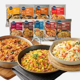 애슐리 신상 데일리닭가슴살 볶음밥 17종 3팩 12인분 골라담기