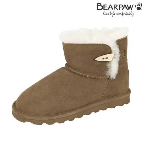 베어파우 양털 단추 부츠