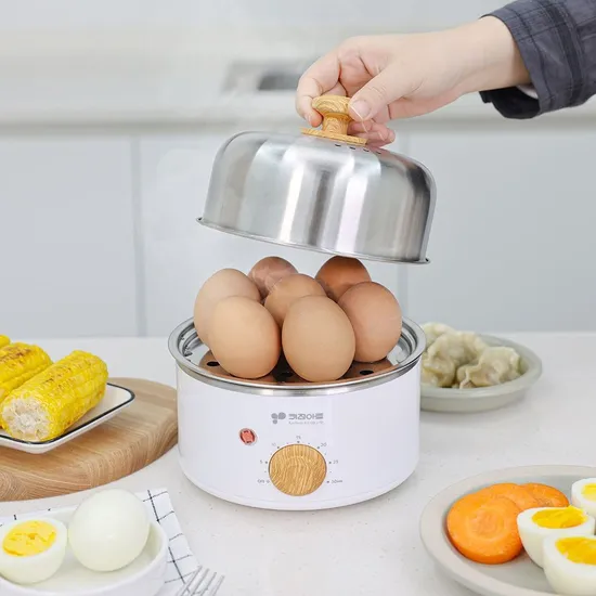키친아트 스테인레스 타이머 1단 계란찜기