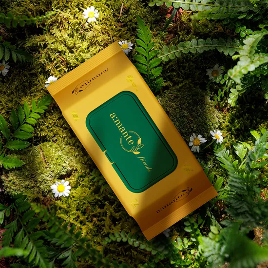 아망떼 고평량 물티슈 72매 10팩