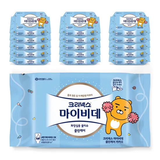 마이비데 클린케어 카카오 40매 16팩