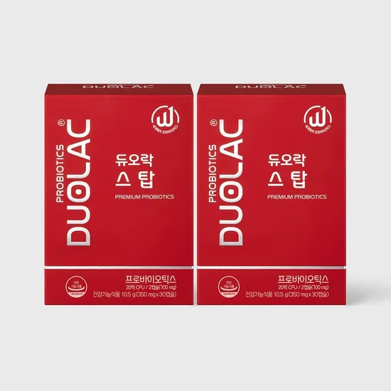 듀오락 스탑 유산균 30캡슐 2개