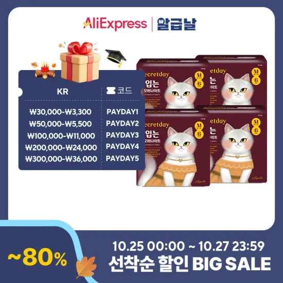 시크릿 입는 생리대 24개