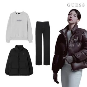 게스 빅스 패쪼 크롭 푸퍼