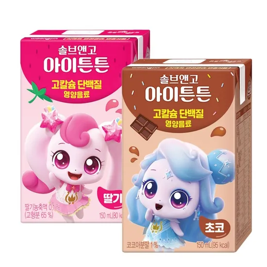 캐치티니핑 솔브앤고 아이튼튼 2종혼합 150ml 24팩