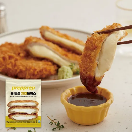 프렙프렙 튀겨나온 통등심 치즈돈까스 8팩