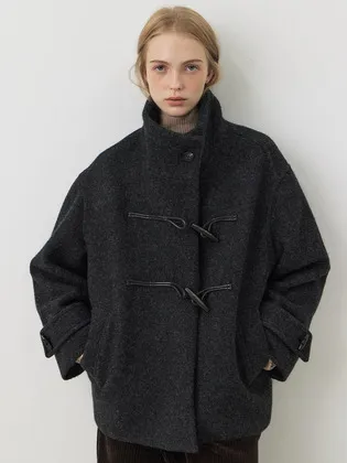 시티브리즈 울하이넥 더플코트