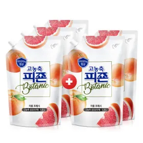 보타닉 자몽프레시 고농축 항균 섬유유연제 1300ml 5개