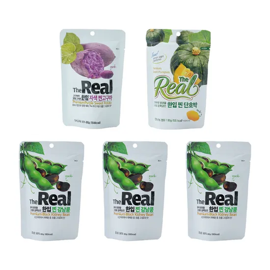 더리얼 한입찐 5개 고구마 강낭콩 단호박