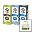 매일두유 고단백 고단백검은콩 렌틸콩 190ml 24팩 에코백