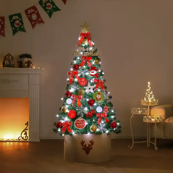 스노우맨 풀세트 크리스마스트리 150cm 전구포함