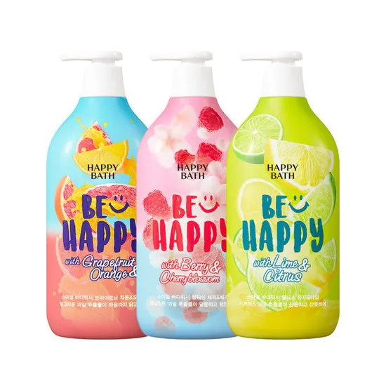 해피바스 스마일 바디워시 900g 3개