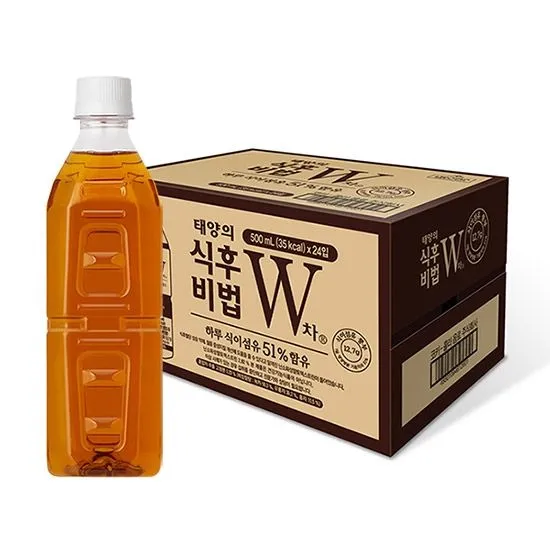 식후비법 무라벨 500ml 24입