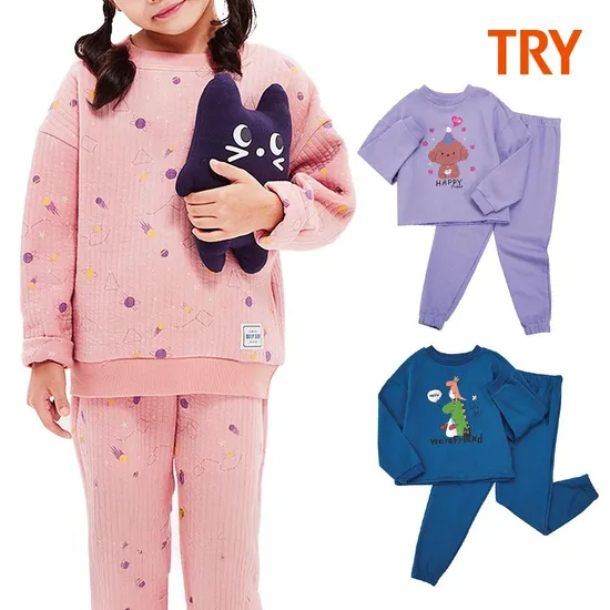 트라이 홈엔키즈 홈웨어 실내복 상하의세트