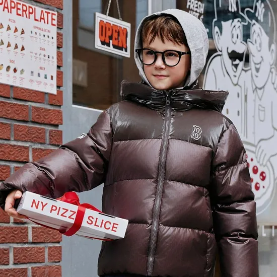 MLB키즈 아웃도어 에어쉘 립스탑 경량 덕다운