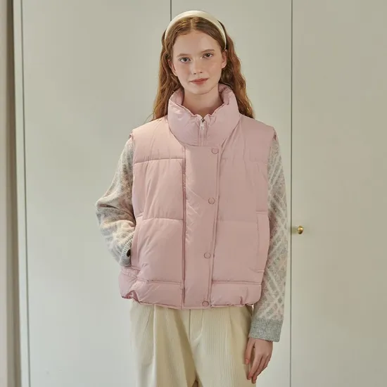 오버핏 푸퍼 패딩 베스트