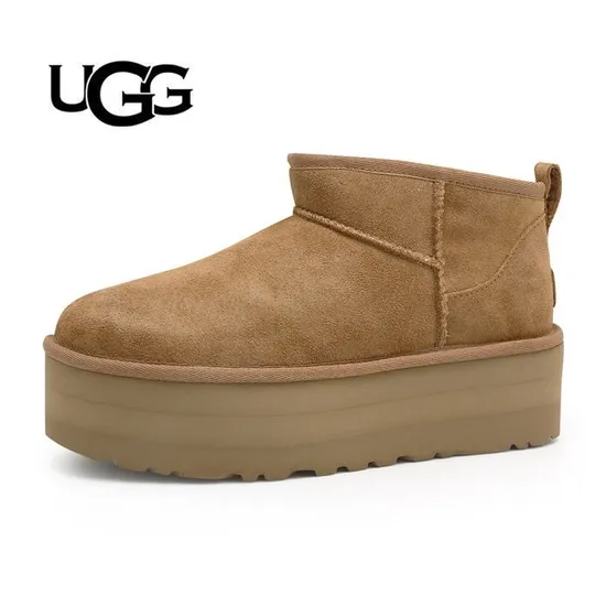 어그 클래식 울트라 미니 플랫폼 부츠 체스트넛